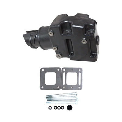 MerCruiser GM V8 Big Block 454 Marine-Motor mit Gusseisen-Manifold und Riser