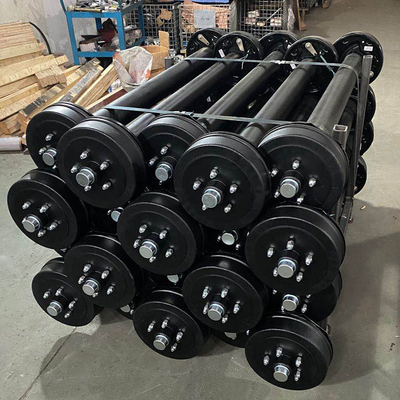 3500-8000 lb Leichtanhänger Achse Gerader Typ mit elektrischen/mechanischen/hydraulischen Bremsen