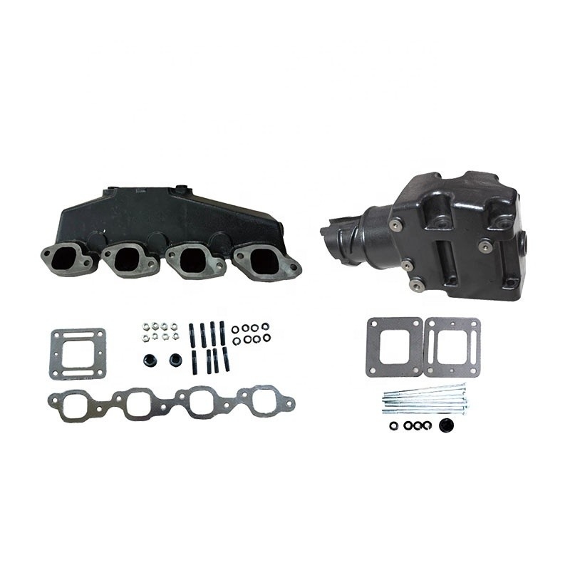 MerCruiser GM V8 Big Block 454 Marine-Motor mit Gusseisen-Manifold und Riser